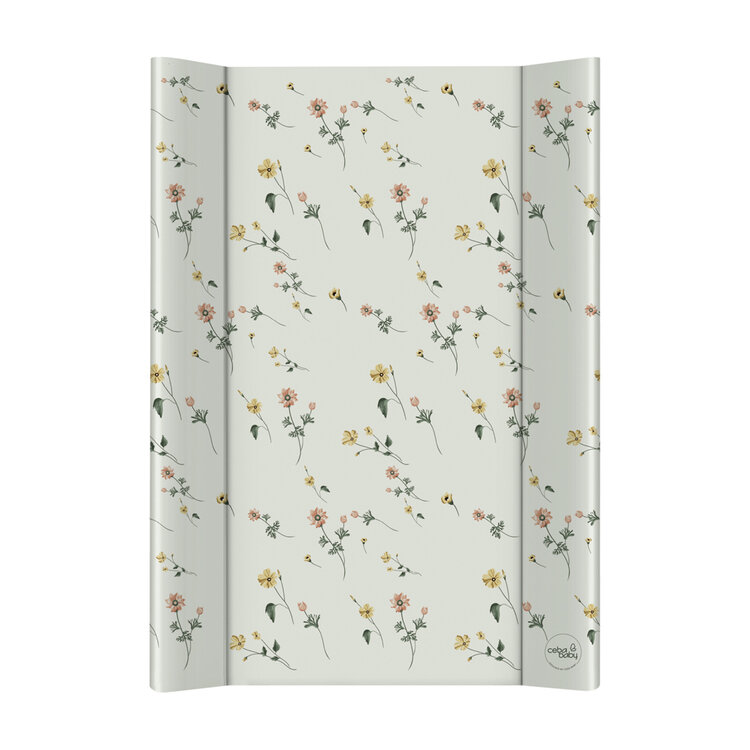 CEBA BABY Podložka přebalovací 2-hranná měkká (50x70) Basic Floral Breeze