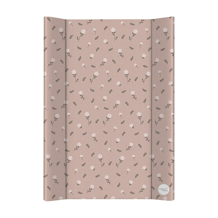CEBA BABY Podložka přebalovací 2-hranná s pevnou deskou (50x70)Ultra Light Petite Blossoms