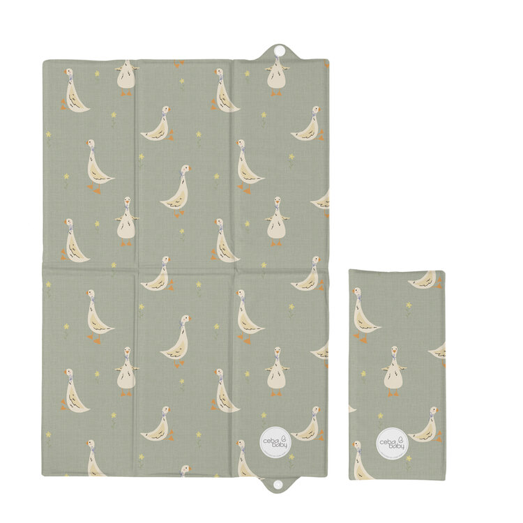 CEBA BABY Podložka přebalovací cestovní (60x40) Basic Little Ducks