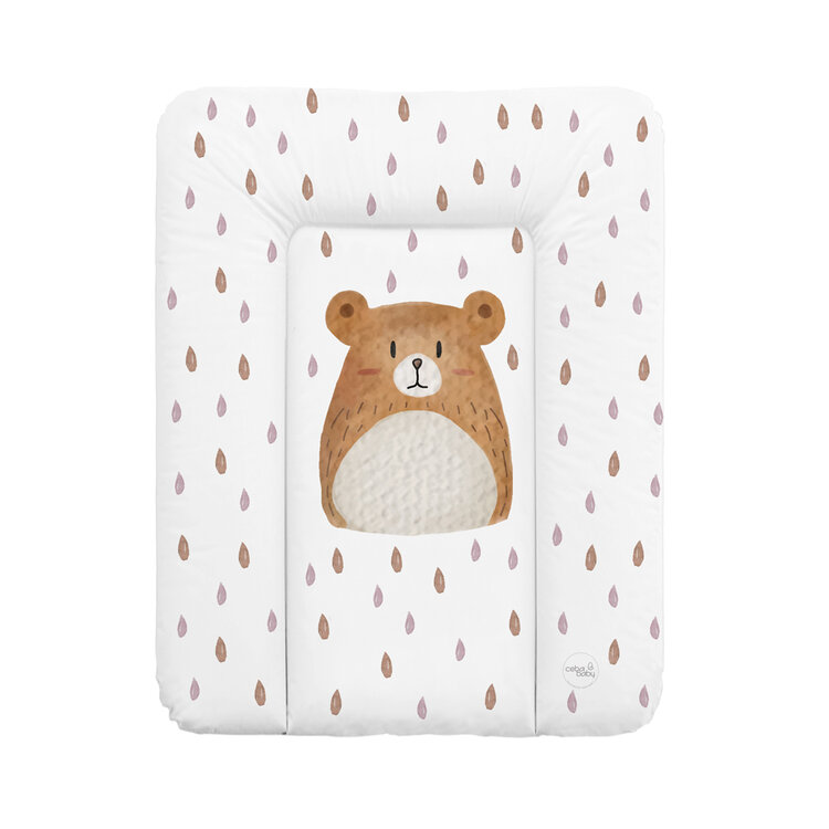 CEBA BABY Podložka přebalovací měkká malá (50x70) Basic Bear Buddy