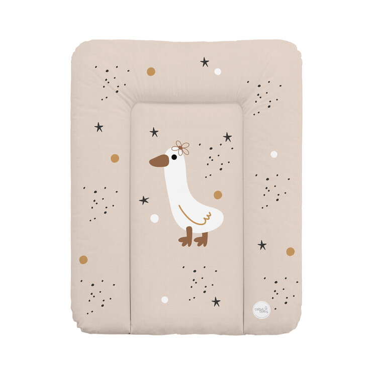 CEBA BABY Podložka přebalovací měkká malá (50x70) Basic Star Duck
