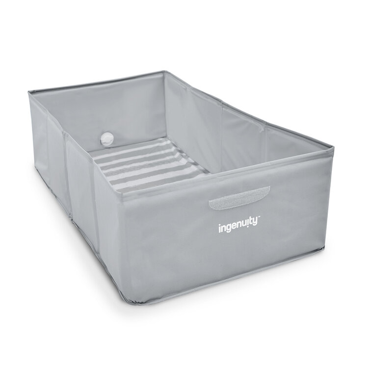 INGENUITY Vanička na cesty skládací Tuckaway​ šedá 12m+