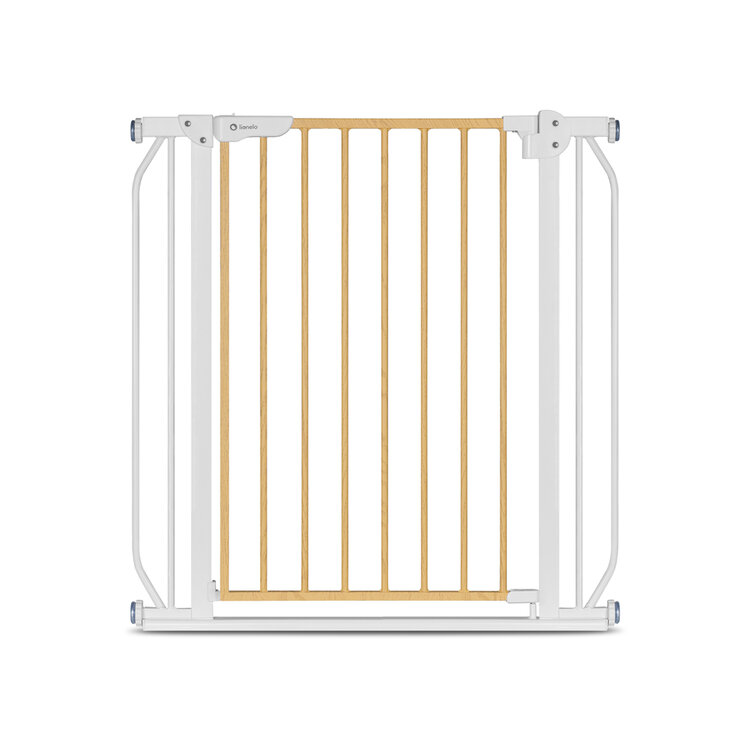 LIONELO Dětská zábrana Truus Slim White Natural 75-105 cm
