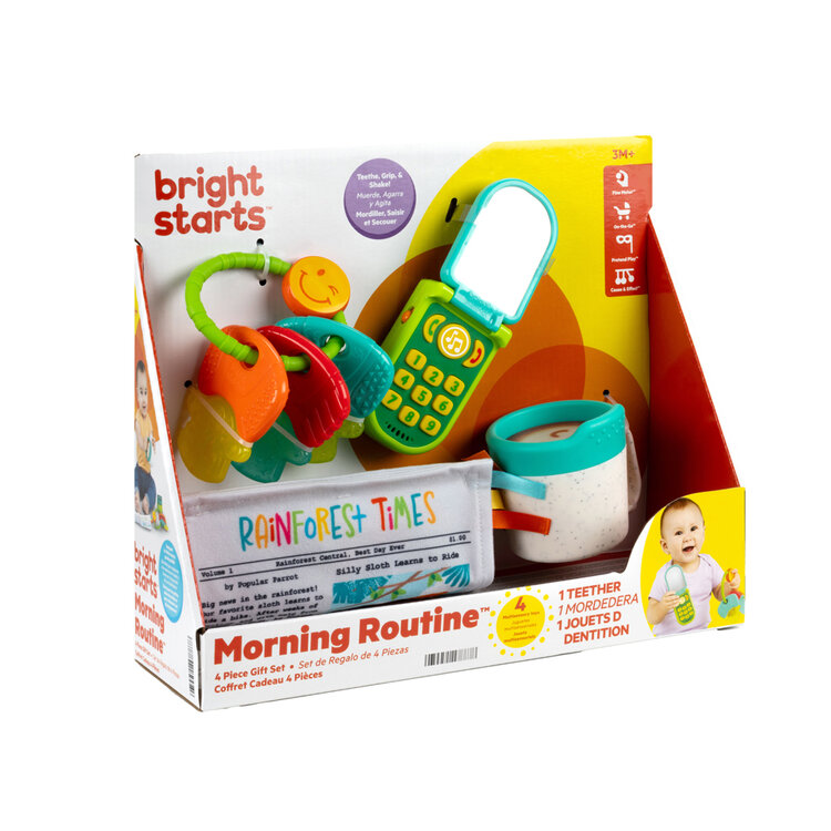 BRIGHT STARTS Sada dárková pro rozvoj smyslů Morning Routine™