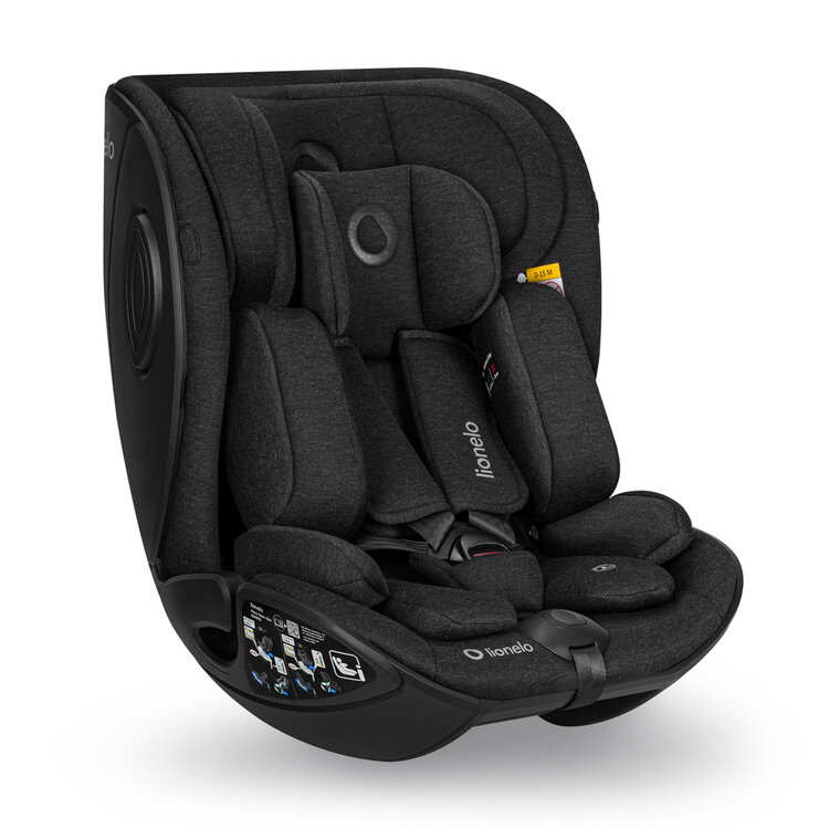LIONELO Autosedačka Moxie Next i-Size (40-105 cm) Black Carbon